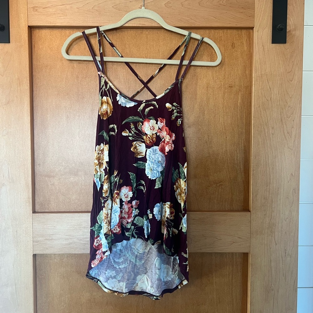 Papermoon Burgundy Floral Camisole